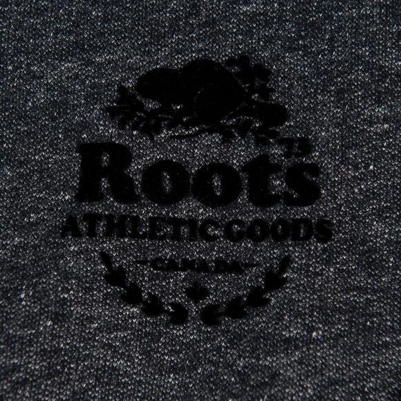 Roots Canada Athletic Goods Colorblock Crewneck Sweatshirt Black Grey Men’s L - Picture 4 of 8